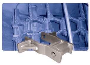Welded Steel Drag Chain Snippet